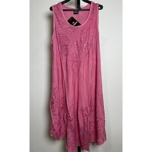 Women Ladies Sleeveless Tie-dye Beach Summer Sundress
Flare Asymmetrical Design